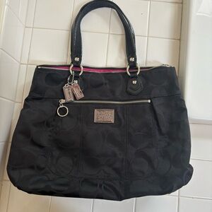 Coach Poppy Purse with Pink Lining